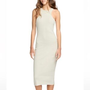 Nike SPORTSWEAR CHILL KNIT SLIM SLEEVELESS RIBBED MIDI DRESS